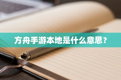 方舟手游本地是什么意思？
