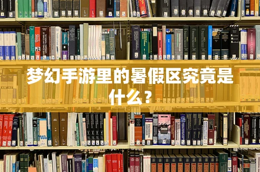 梦幻手游里的暑假区究竟是什么？
