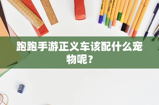 跑跑手游正义车该配什么宠物呢？