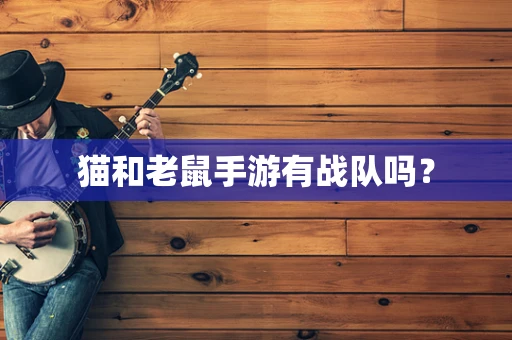 猫和老鼠手游有战队吗？
