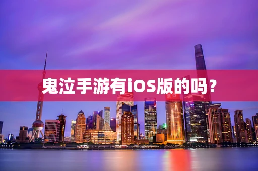 鬼泣手游有iOS版的吗？