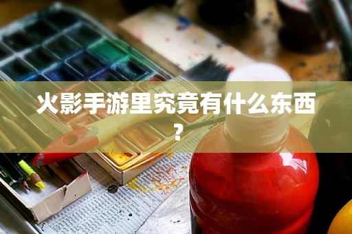 火影手游里究竟有什么东西？