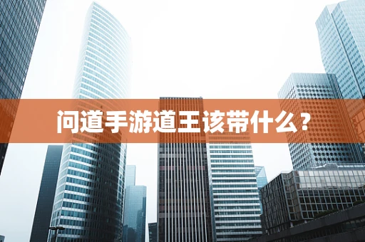 问道手游道王该带什么？