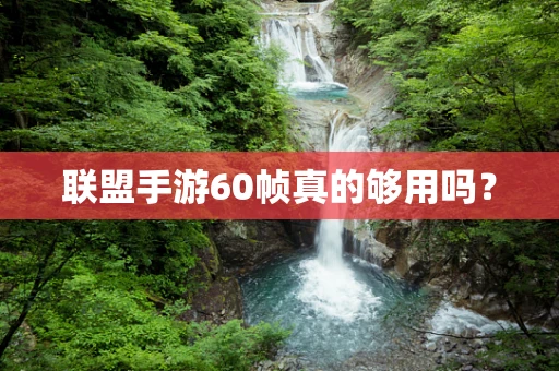 联盟手游60帧真的够用吗？