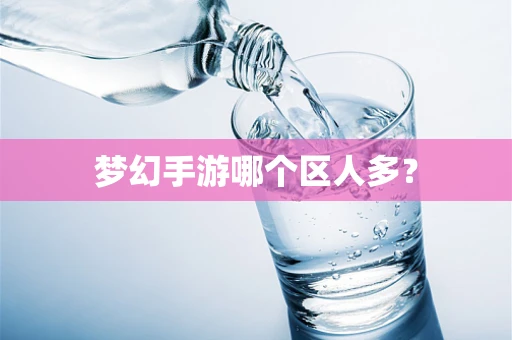 梦幻手游哪个区人多？