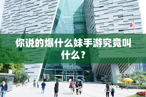 你说的爆什么妹手游究竟叫什么？