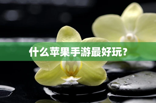 什么苹果手游最好玩？