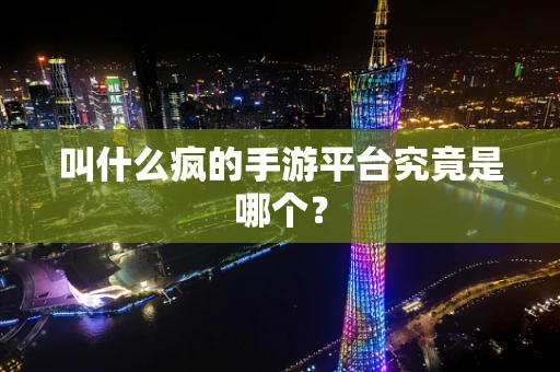 叫什么疯的手游平台究竟是哪个？
