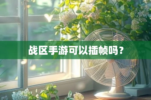 战区手游可以插帧吗？