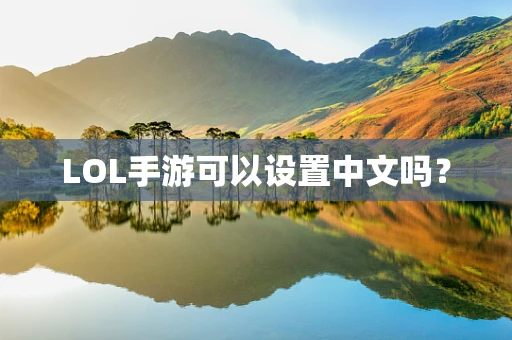 LOL手游可以设置中文吗？