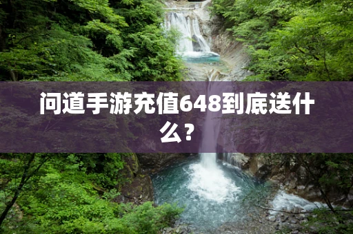 问道手游充值648到底送什么？