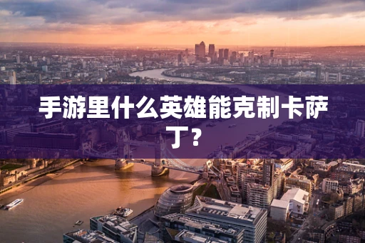 手游里什么英雄能克制卡萨丁？