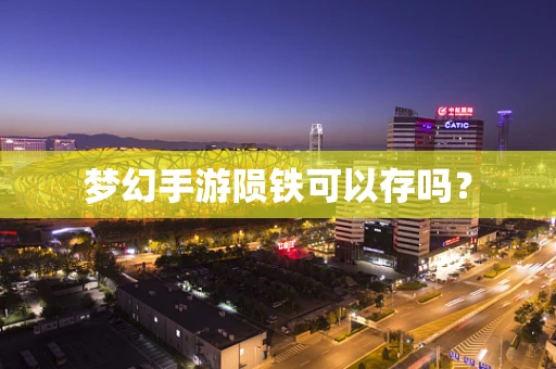 梦幻手游陨铁可以存吗？
