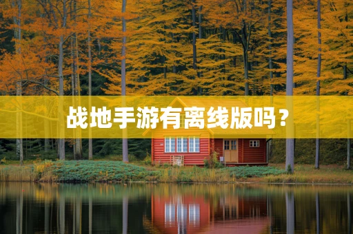 战地手游有离线版吗？