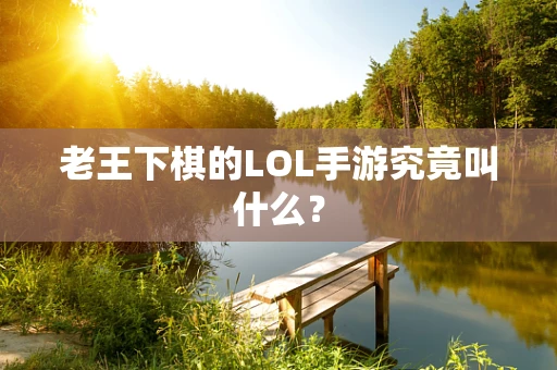 老王下棋的LOL手游究竟叫什么？